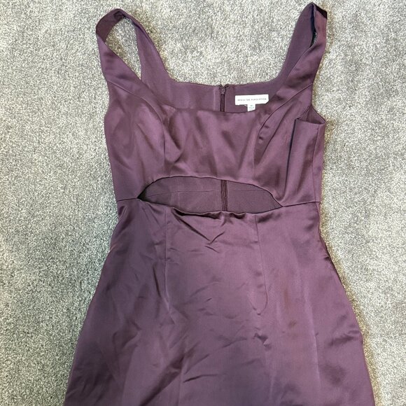 MEDIUM DRESS THE POPULATION Keyhole Plum mini skirt - NWOT - Picture 1 of 2